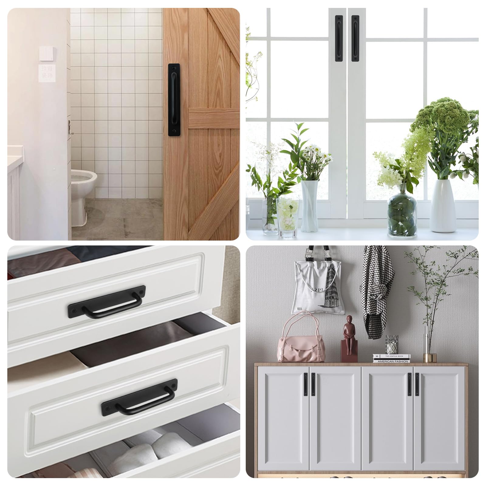 Poignées D'armoire Contemporaines Eglinton Par Richelieu De 3 Po En Metal Noir Mat Paquet De 10 E1010743900 330902147