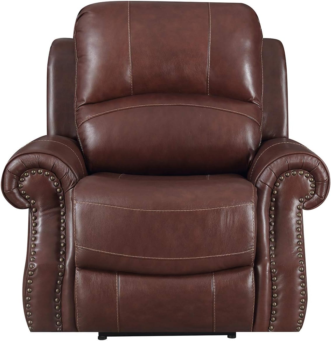 Sunset Trading Emerald Recliner, Cognac Brown