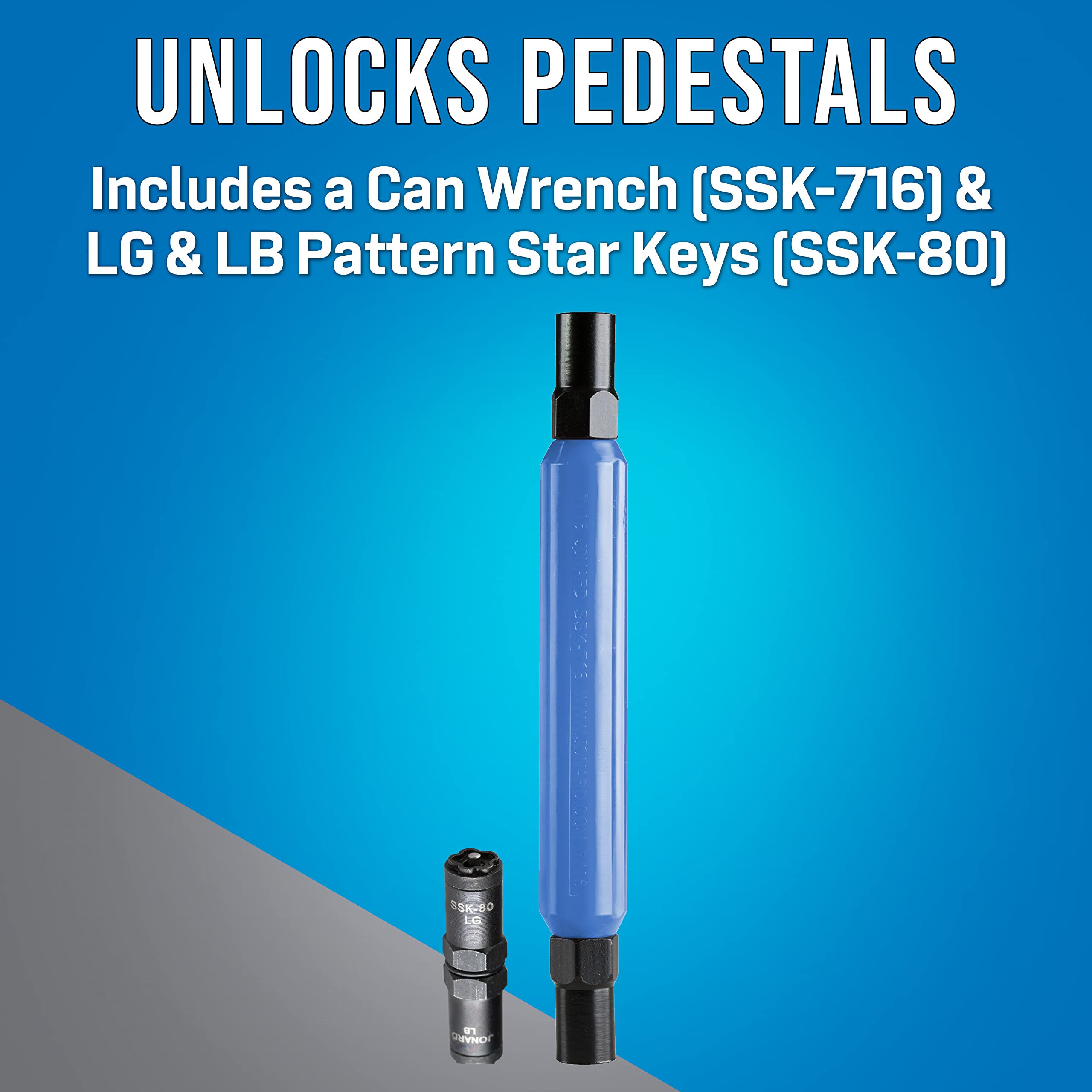 SSK Jonard Tools llave de estrella de bloqueo, 2