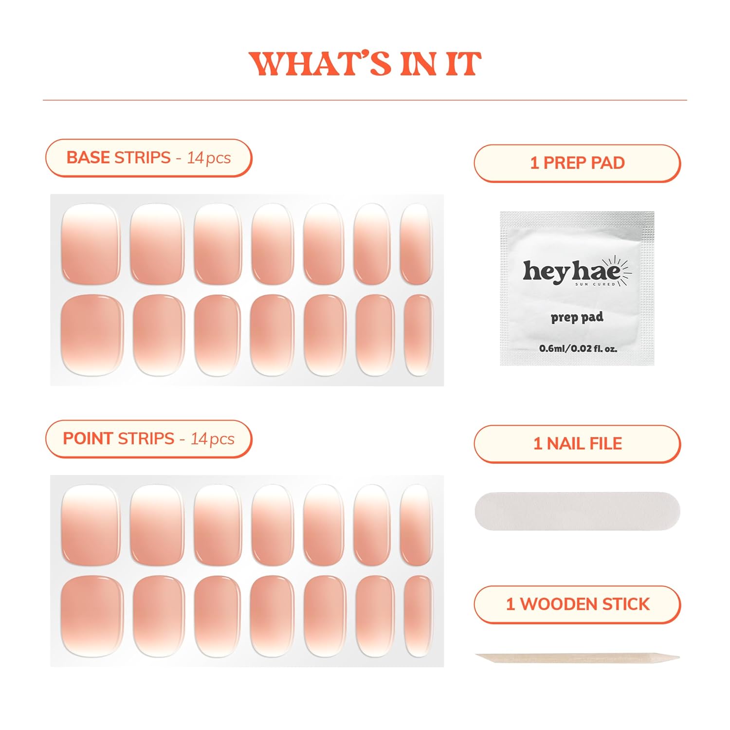 Essentials Bundle - Semi Cured Gel Nail Strips (Hey, You Off Today?) + Got To Go Remover [2 Pack]