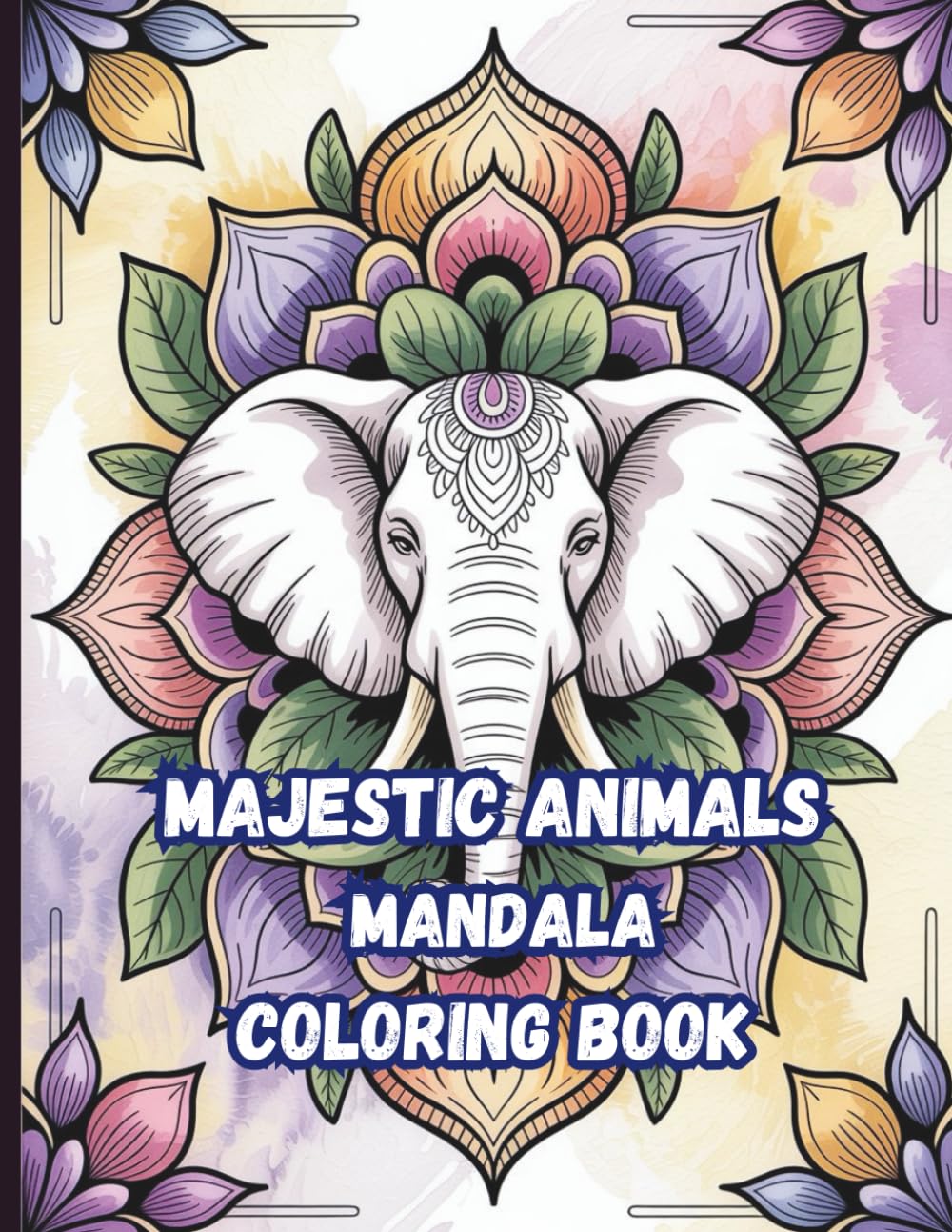 Majestic Animals Mandala Coloring Book