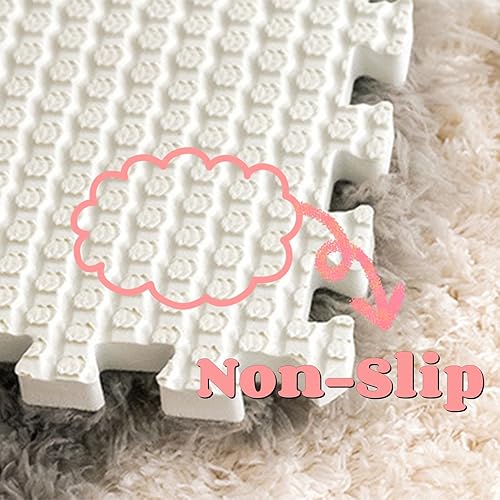 Miniatura 4 de 9 tapetes sensoriales, 12 x 12 pulgadas, tapete de espuma de rompecabezas, azulejos sensoriales entrelazados texturizados, adecuados para el suelo