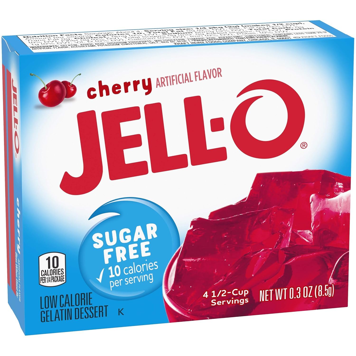 Jello Sugar Free Cherry Dessert, 17g (B0DFQN4XM1) Amazon Price History, Amazon Price Tracker