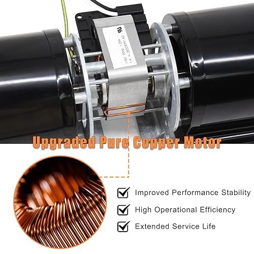 Miniatura 4 de Criditpid 910-157/P - Kit de ventilador de chimenea para insertos de chimenea Regency y estufa de leña, Hampton HI300, Osburn, chimeneas Valley