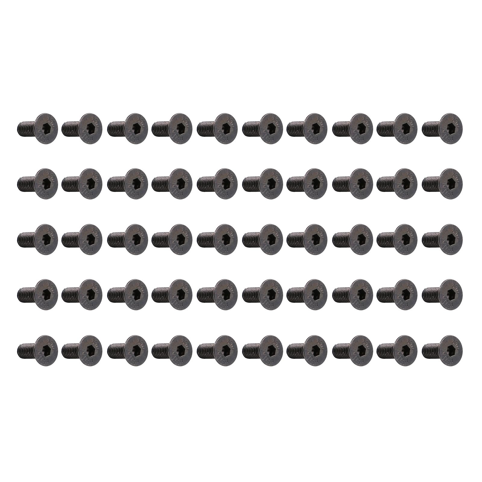 Hzbb Multicolor 50Pieces Portable Bike Locking Cleat Screws Secure Designs For Mountain Bike Pedals Assembly And Repair Pedals Cleat Screws