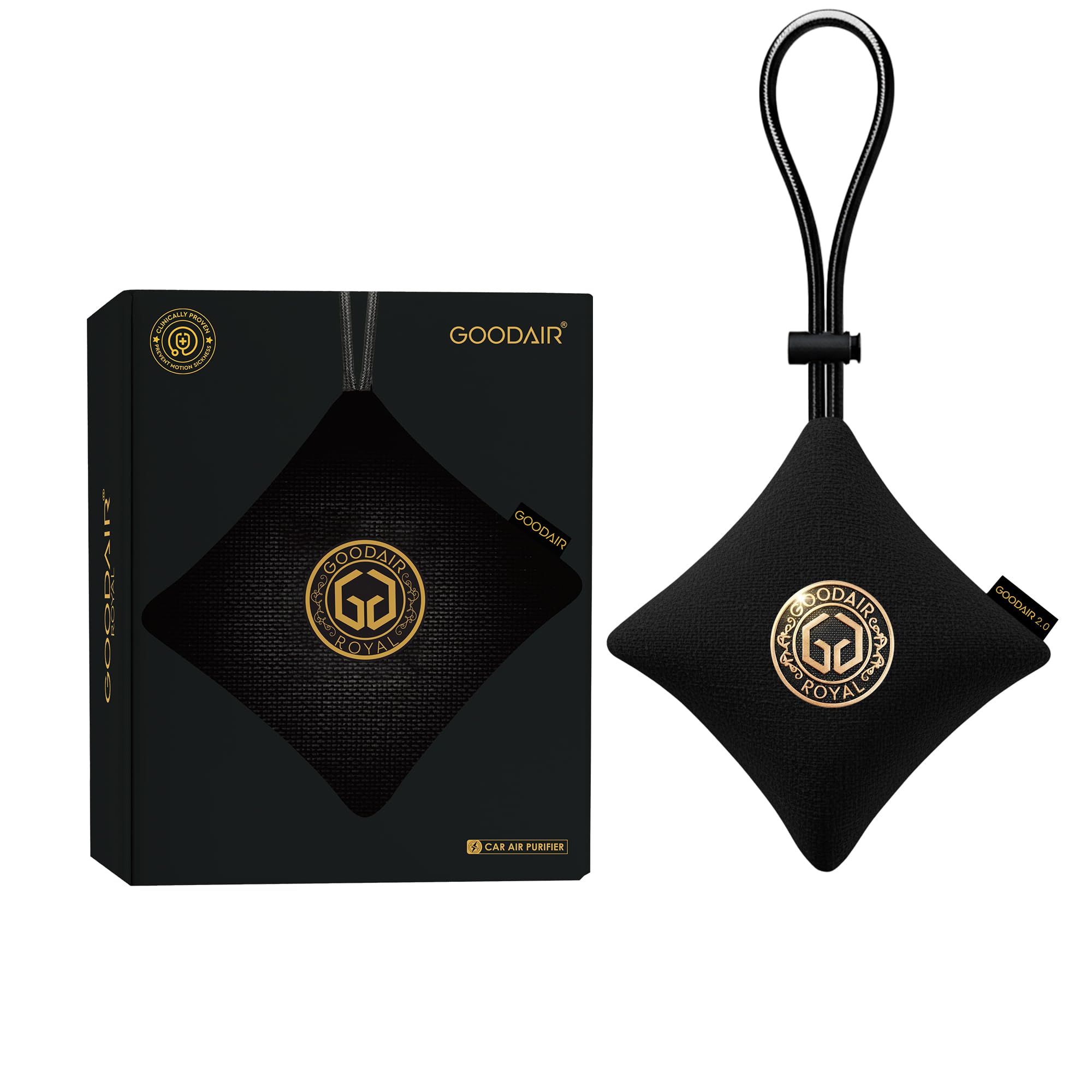 GOODAIR Royal 車用空気清浄機 | 非電気 | スーパーブラック活性炭