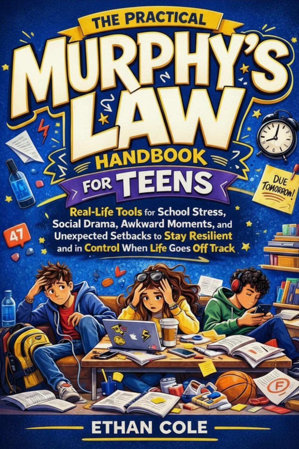 The Practical Murphy’s Law Handbook for Teens: Real-Life Tools for School Stress, Social Drama, Awkward Moments, and Unexpected Setbacks to Stay