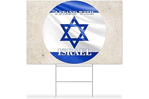 Show Your Support with 'I Stand with Israel' Lawn Signs