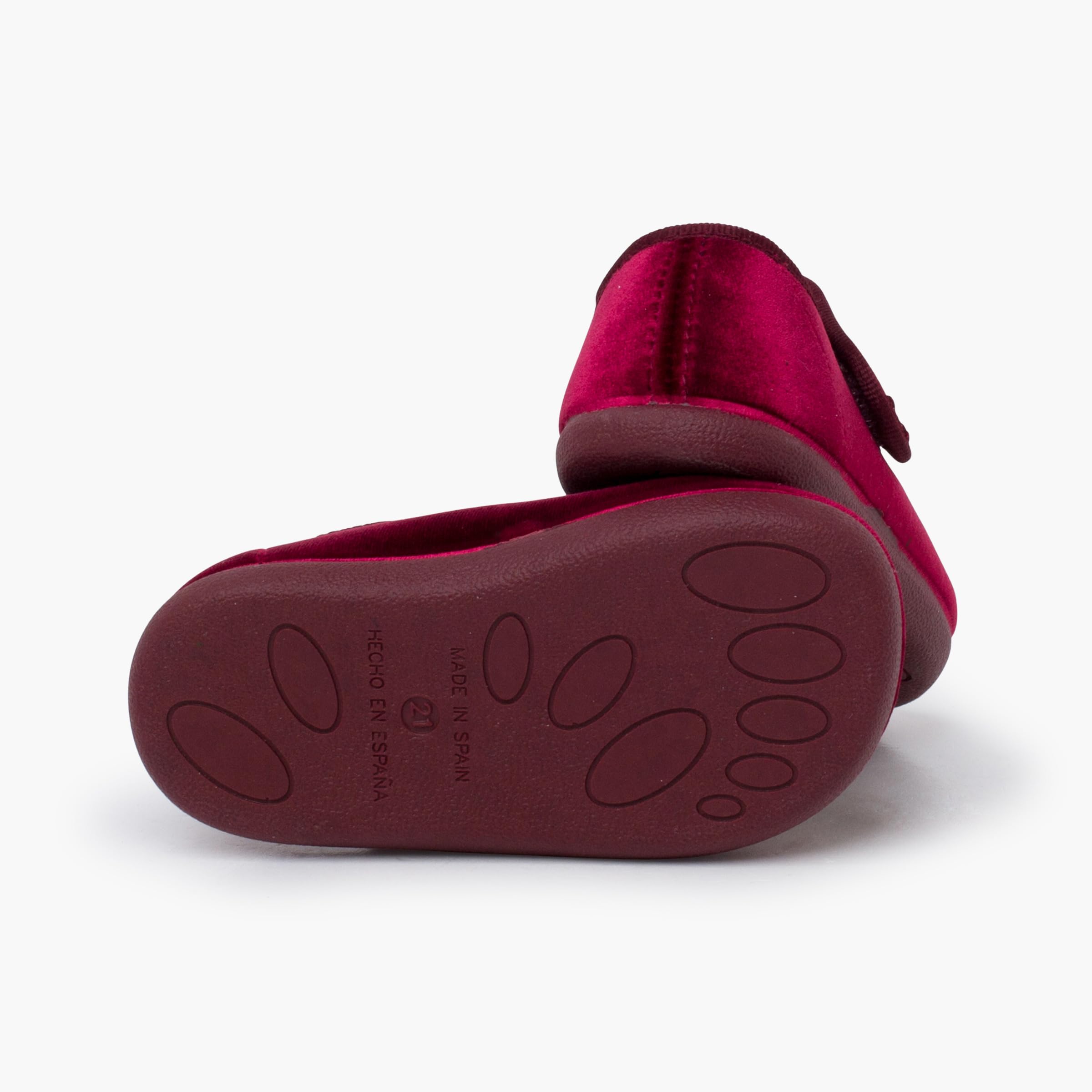 Pisamonas Merceditas Barefoot Terciopelo Tira Adherente