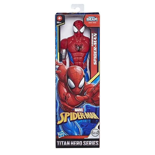 Foto 2 de 4 de Spider-Man Marvel E85225X3 E73295L2 Titan Hero Serie Armored, 30 cm