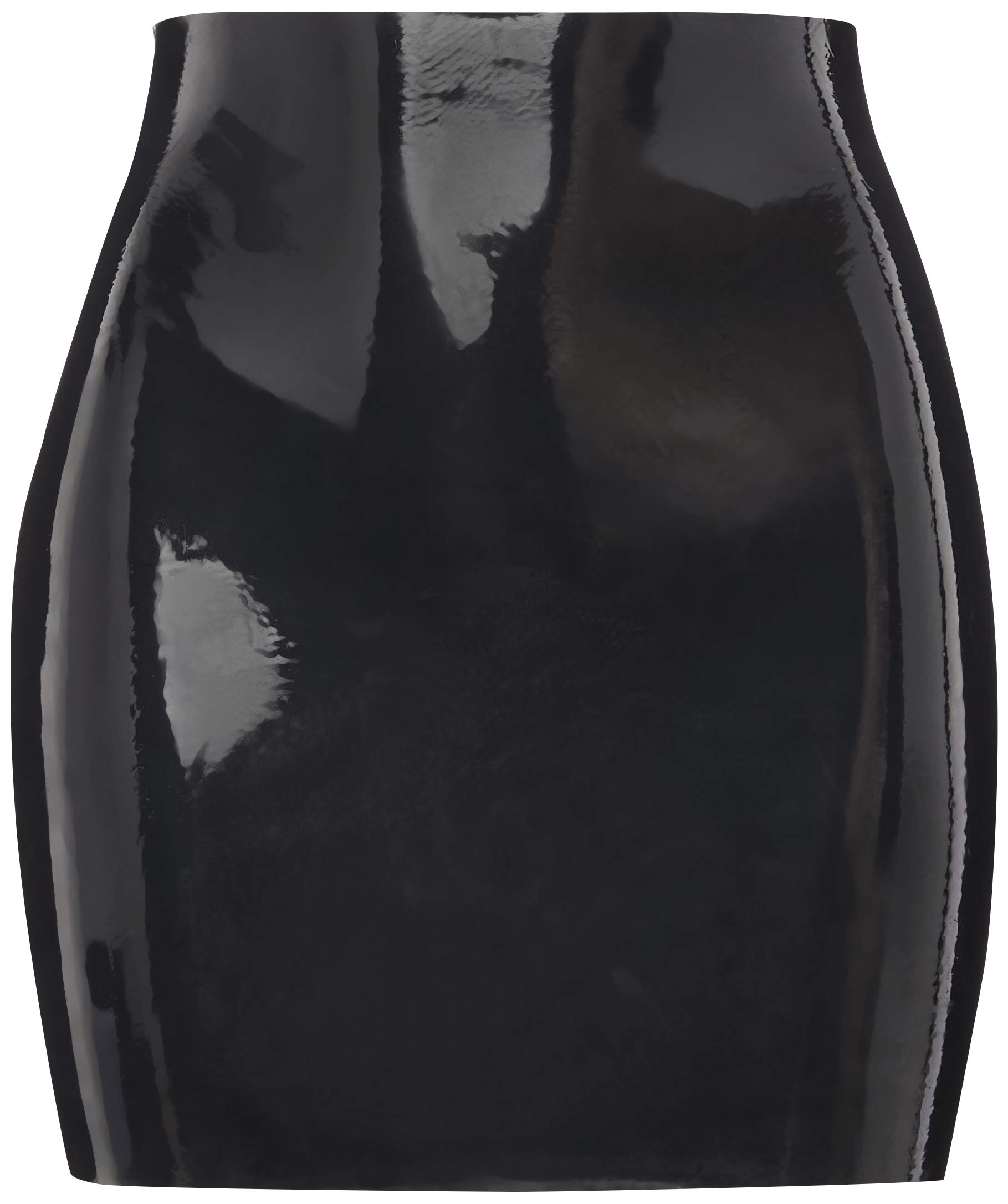 Latex Wear - Mini abito con adesivi capezzoli coordinati, nero, S / M