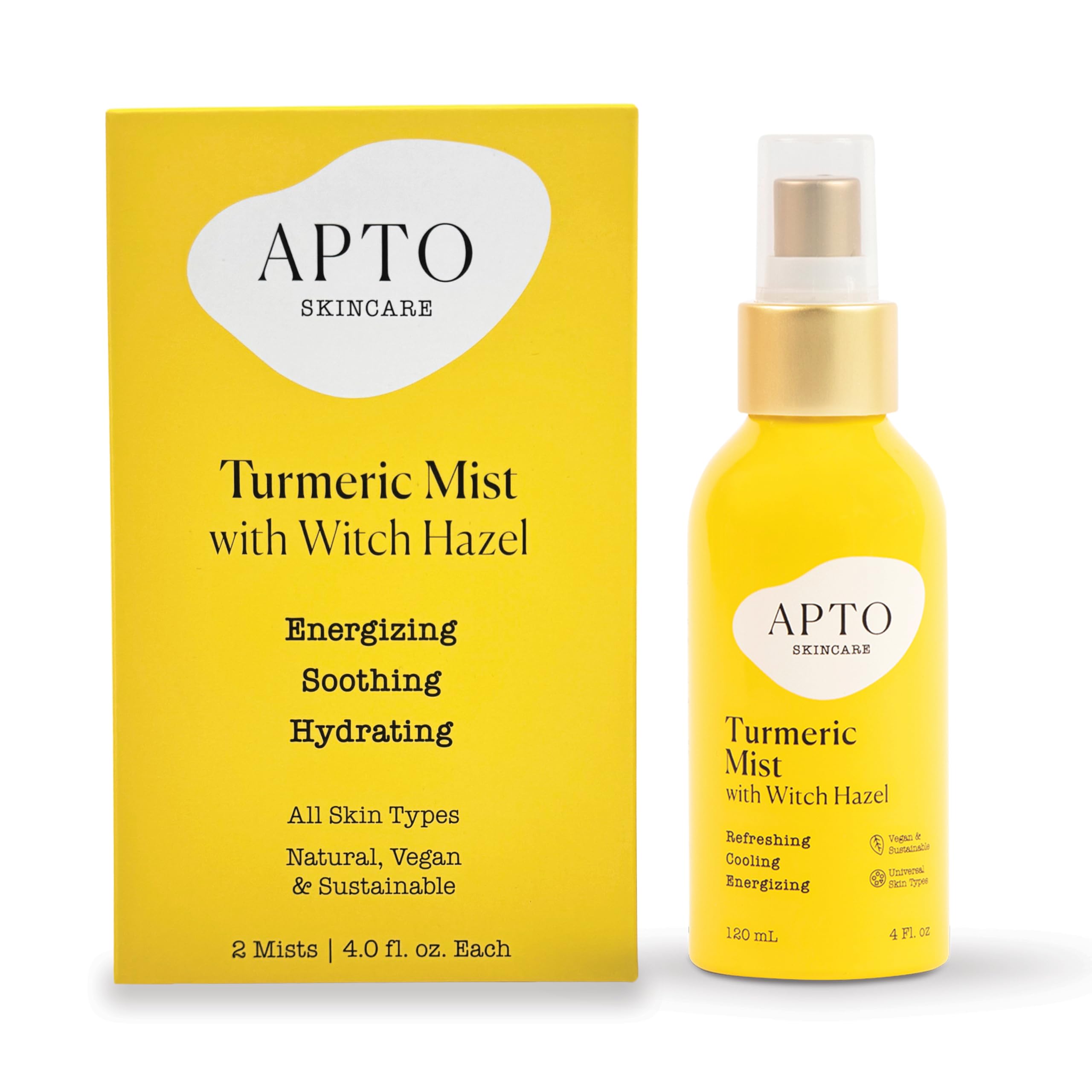 Amazon.com: APTO 2-Pack of Turmeric Mist with Witch Hazel