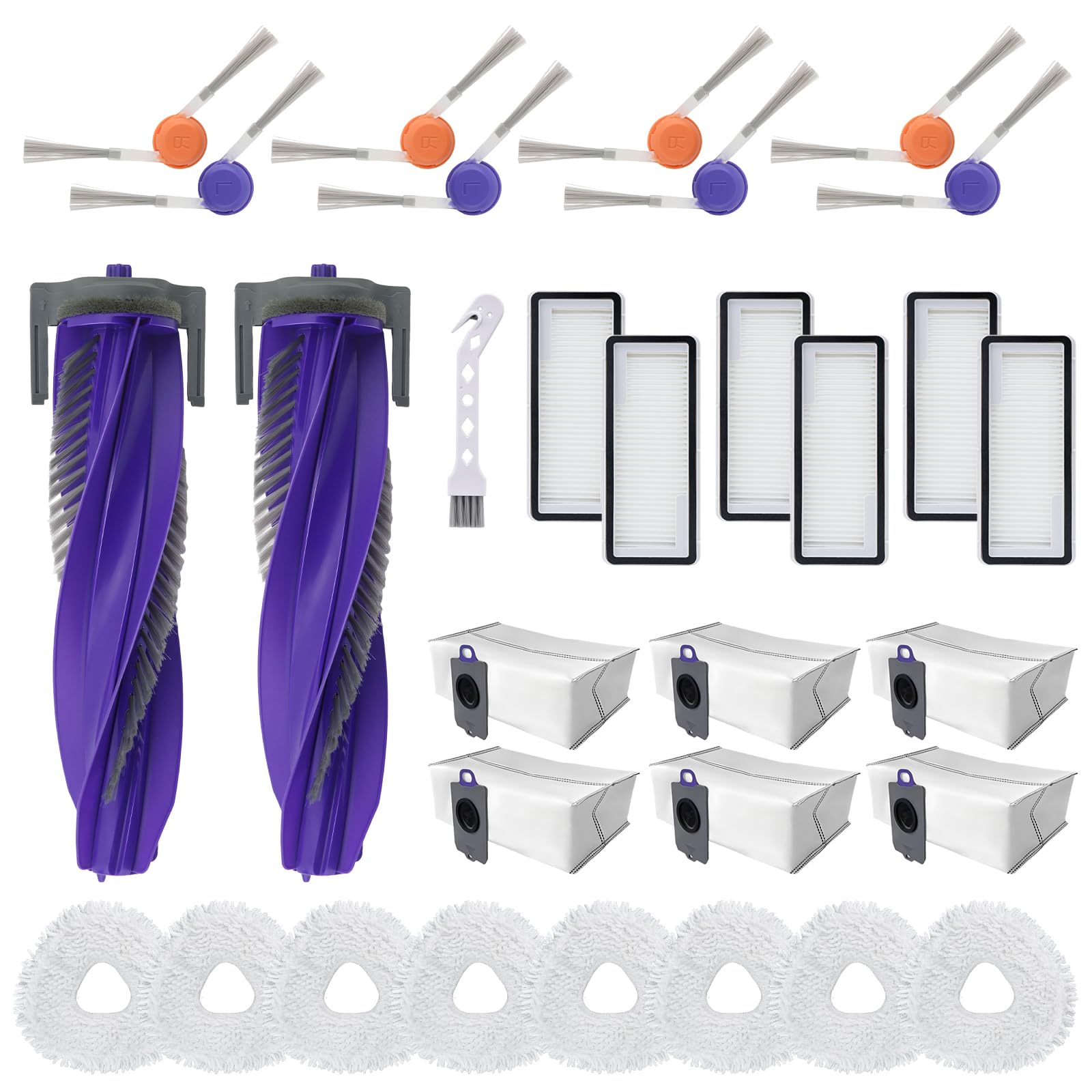 Pièces pour Narwal Freo Z10 Ultra et Z10 avec brosses et filtres haute durabilité