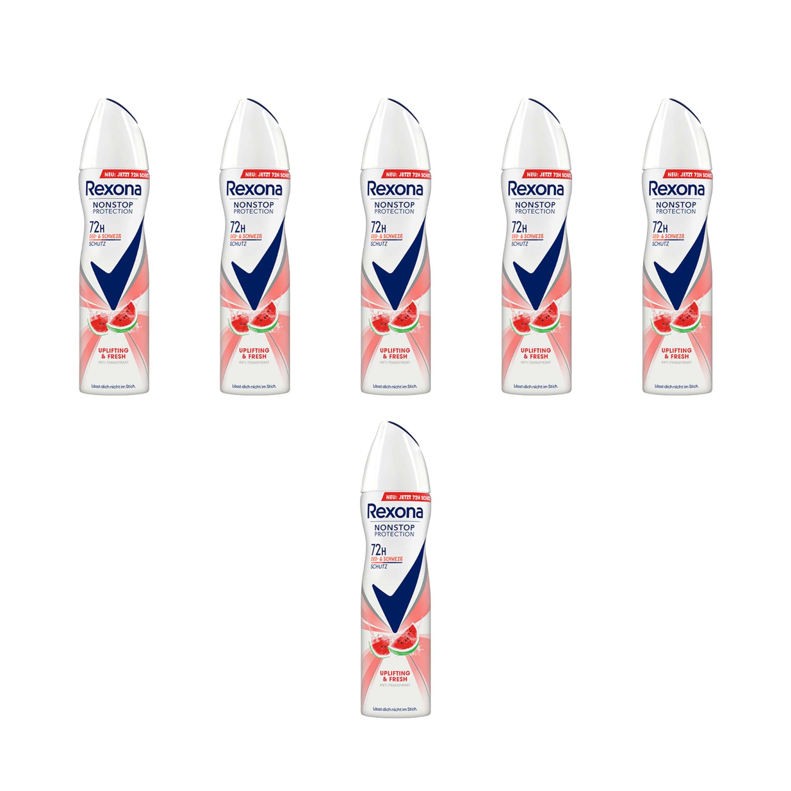 Rexona 6X Nonstop Protection Deospray Uplifting & Fresh Anti Transpirant Mit 72 Stunden Schutz Vor Schweiß Und Körpergeruch 150 Ml