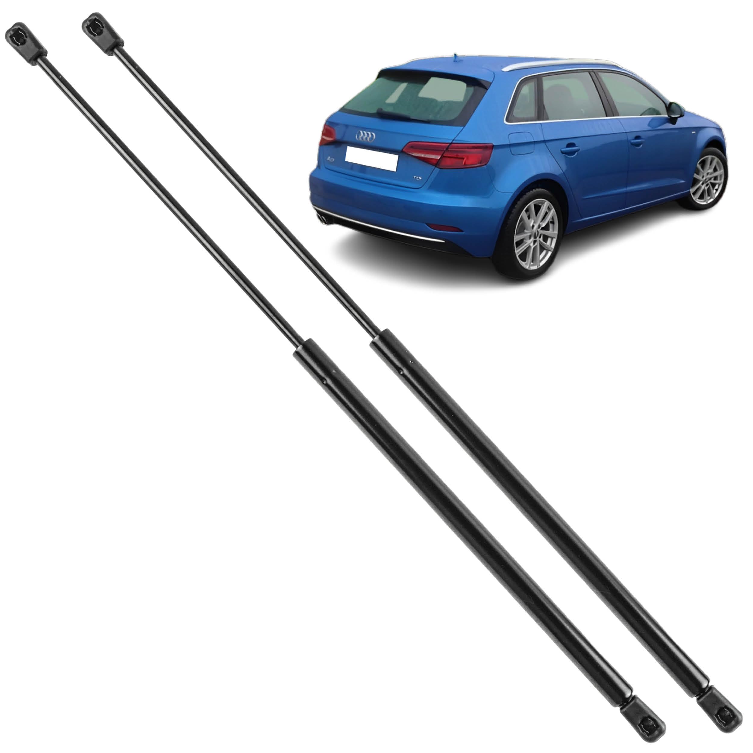 2 pistoncini portellone compatibile per Audi A3 (8V) (2012-2020) ammortizzatori cofano posteriore. 8V4827552
