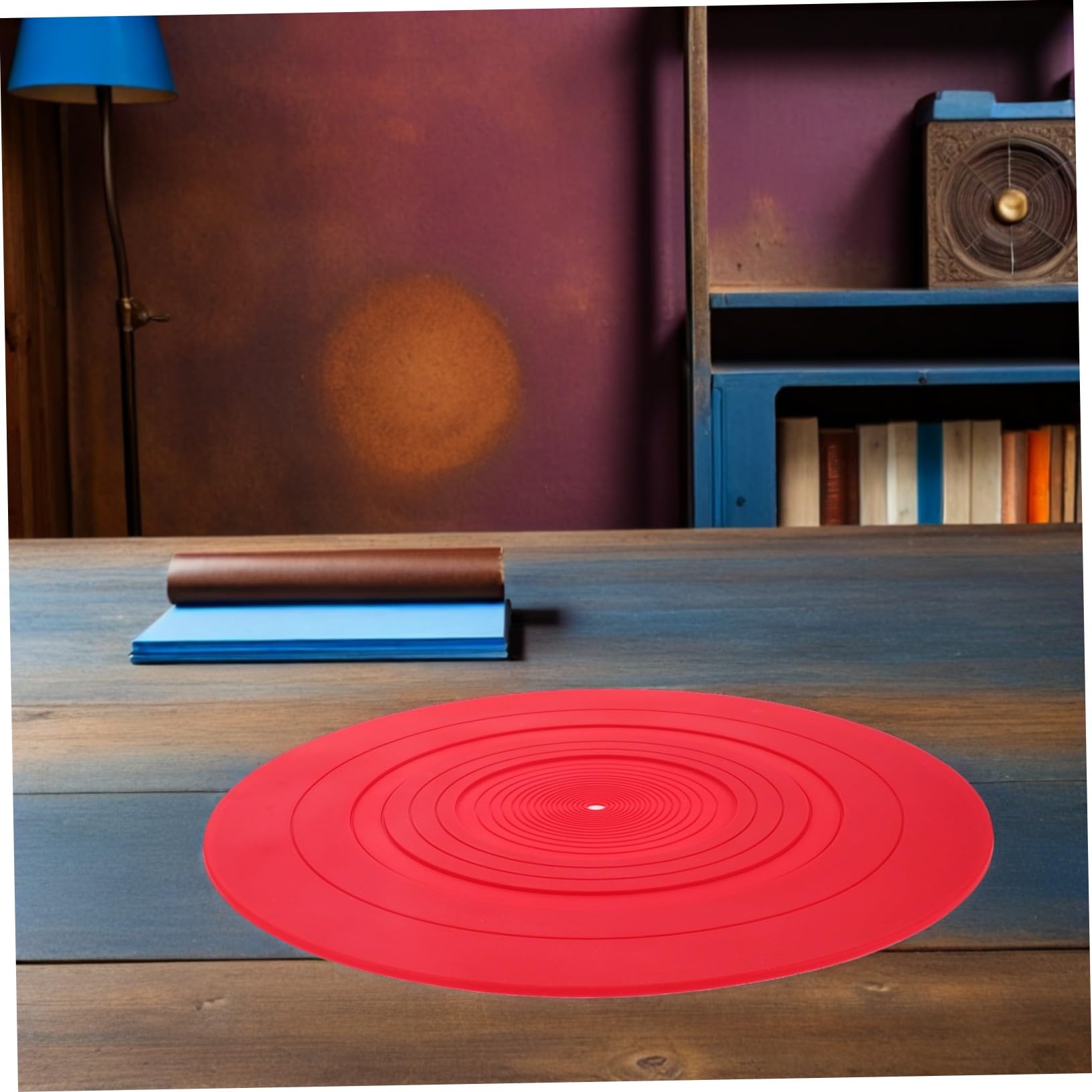 TOYANDONA Almohadilla Para Discos De Vinilo Almohadillas Vibratorias Para Tocadiscos Alfombrilla Para Plato Giratorio Alfombrilla De Silicona Para