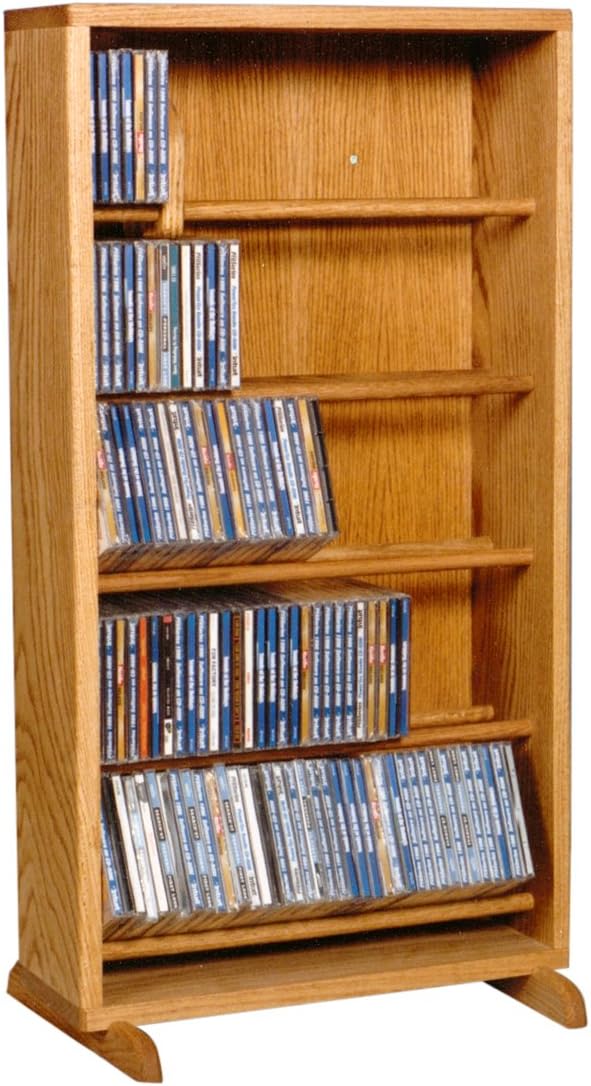 Amazon.com: Wood Shed Hill 06 Series Dowel Style CD Storage Rack ...