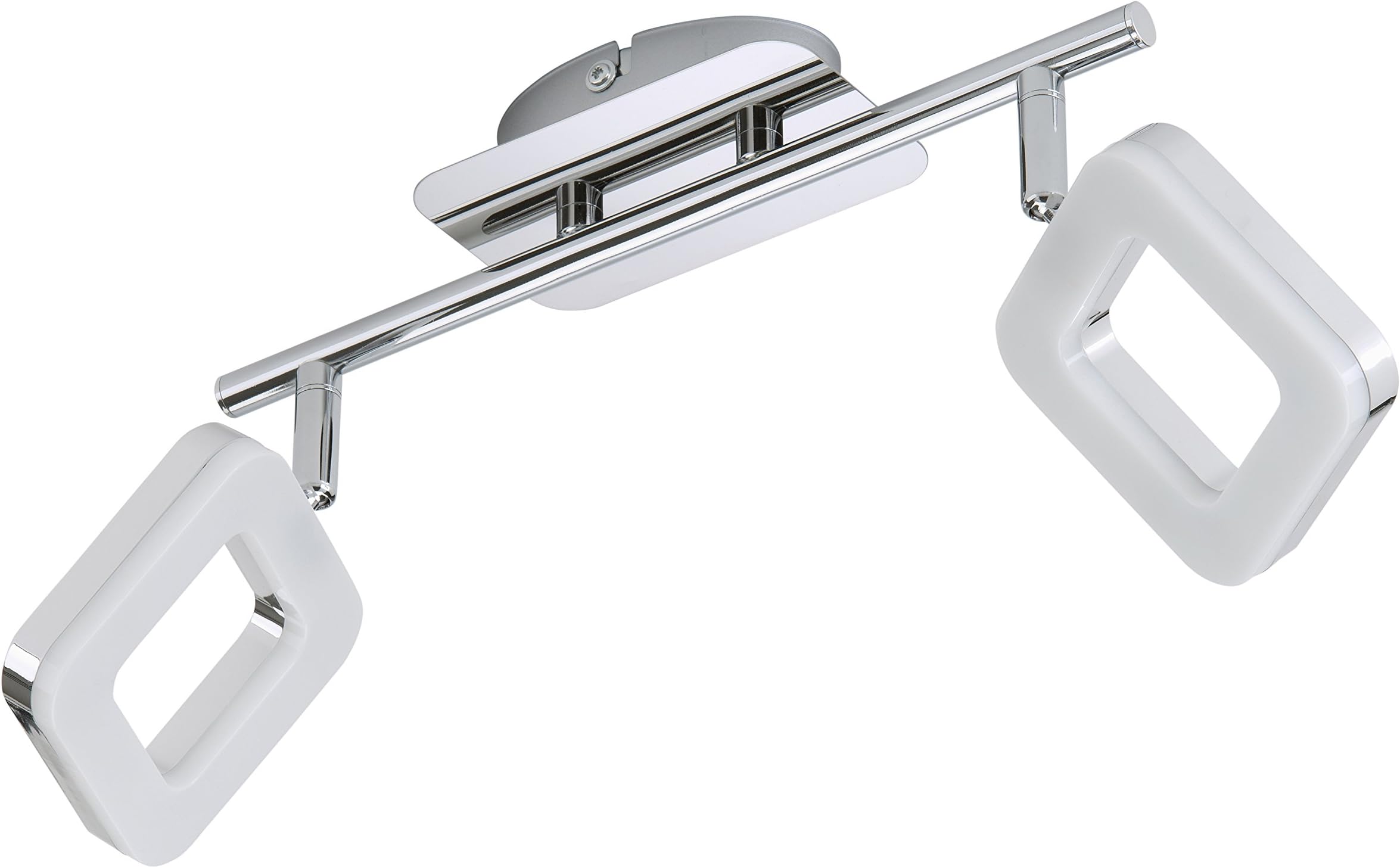 BRILONER LED Ceiling Light, Chrome, Integrated, 4 W, 330 lm
