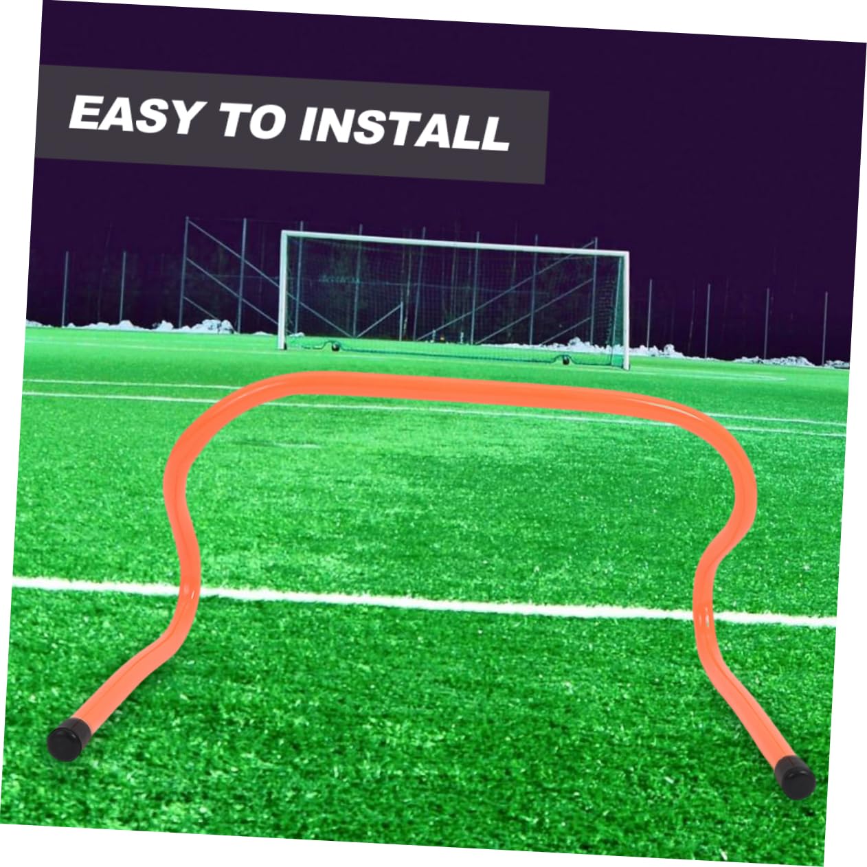Yardwe 4piezas Vallas De Agilidad para Fútbol Accesorios De Entrenamiento Vallas De Plástico Resistentes Al Desgaste