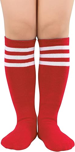 Miniatura 2 de American Trends Calcetines de béisbol para niños pequeños, calcetines de fútbol para niños, calcetines atléticos de tubo para niñas y niños,