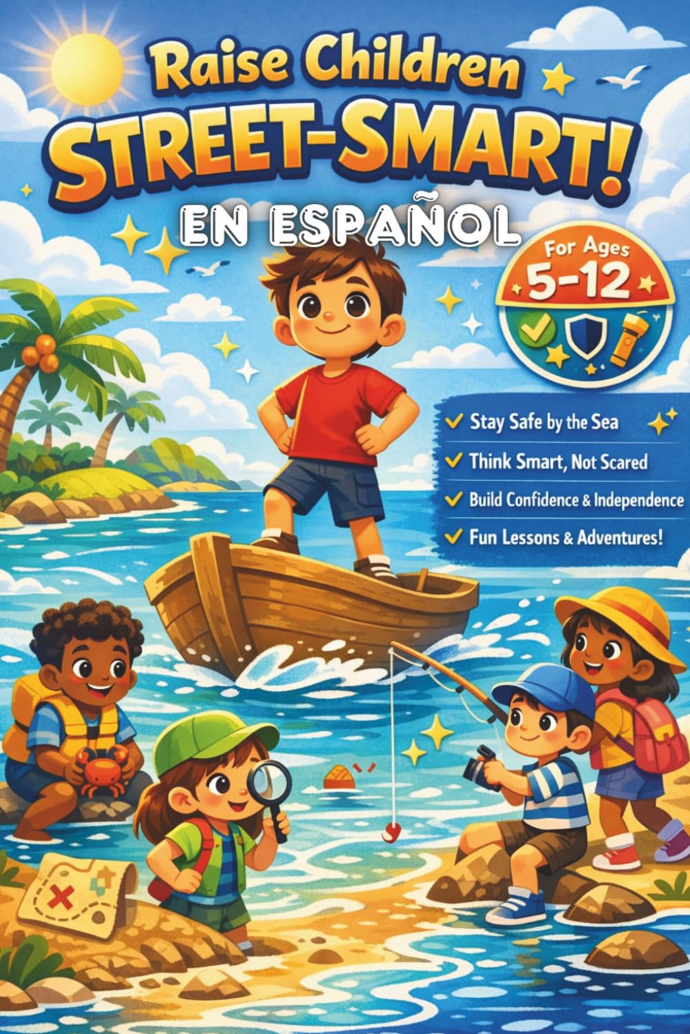 Raise Children Street-Smart En Español: 180 lecciones prácticas y situaciones de la vida real para criar niños seguros e independientes de 5 a 12 años ... en cualquier situación.(Spanish Edition)