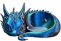 Vista 10 de 3D Printed Dragon Stand Speaker Bracket for Echo Dot 4th/5th Generation, Desktop and Bookshelf Mounting Holder (Purple)