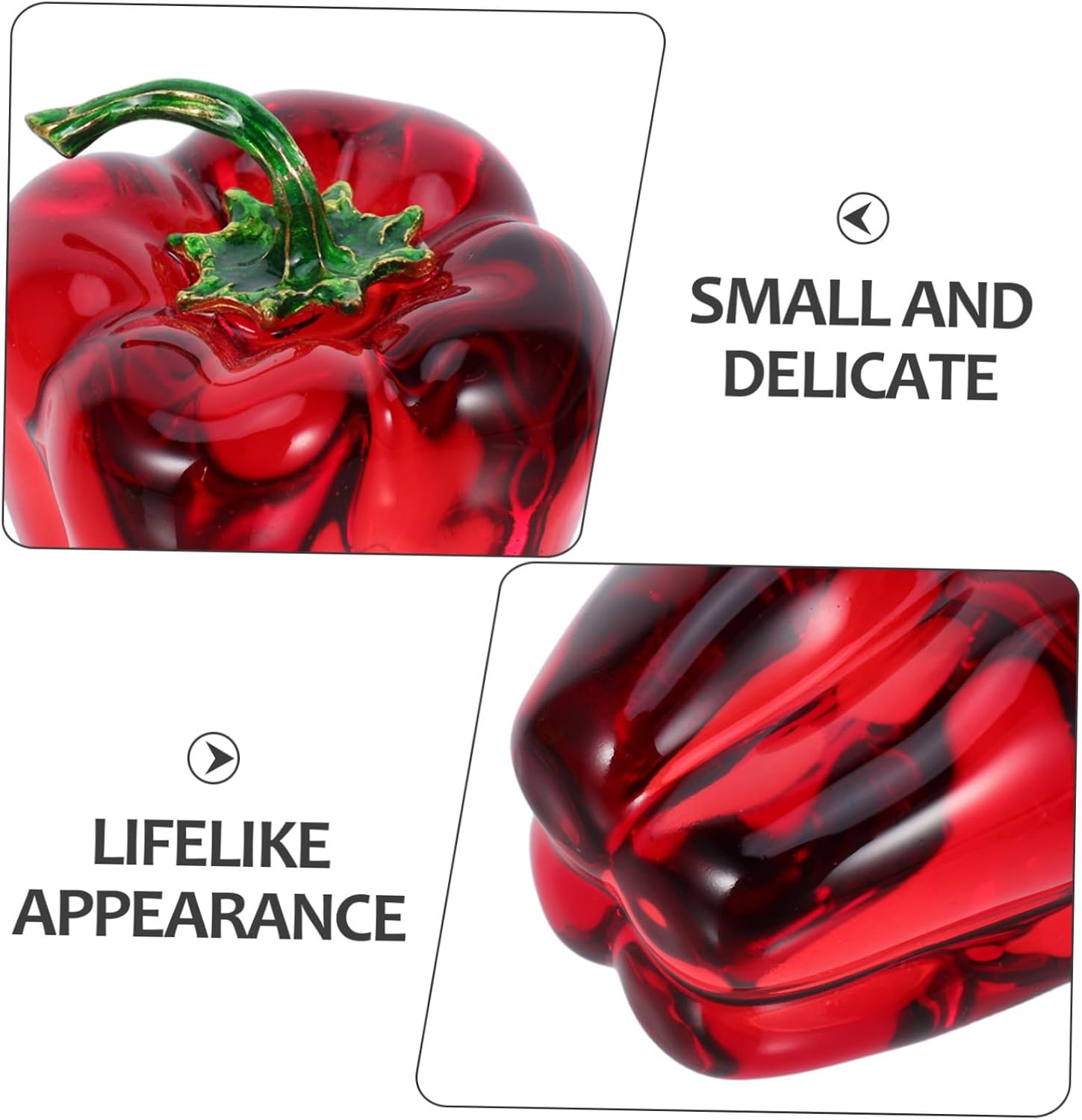 3pcs Realistic Fake Veggies for Home Kitchen Dining Room and Party Centerpieces Lifelike Food Ornaments