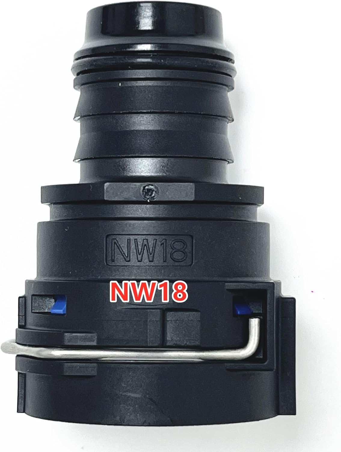 NW18 Coolant Hose Connector Engine Heater Hose Assembly for BMW Audi VW Chevrolet Honda Land Rover Volvo Buick Hose-Radiator Pipe Junction Flange 0.95 Inch Steel Male Connector Straight