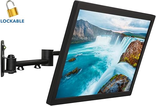 Miniatura 10 de Mount-It! Soporte de pared para televisor LCD con movimiento e inclinación completos Negro