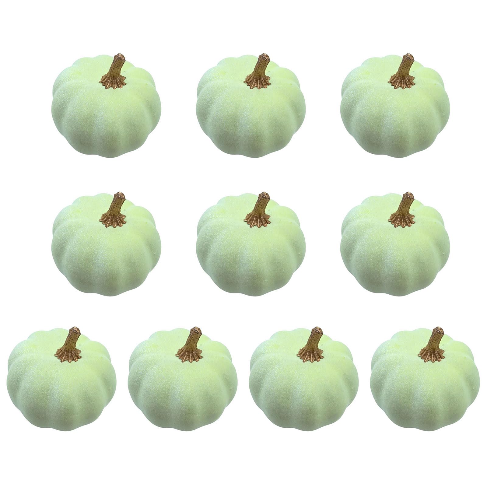 Elnwnnkc 10PCS Faux Pumpkin Decoration Set Foam Materials Harvest Festival Table Centerpieces for Outdoor Indoor Use Realistic Foam Pumpkin Ornament
