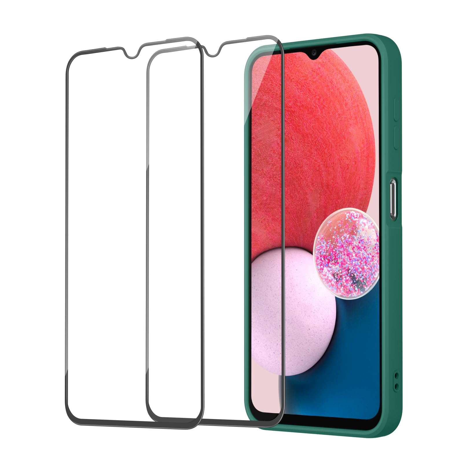 Cover Trasparente + 2 Vetri Temperati Per Umidigi A13, A13S E A13 Pro - Custodia Morbida In TPU Chiara E Pellicola Protettiva 9H