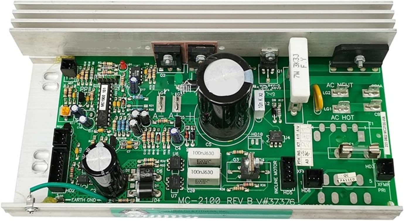 Treadmill Controller MC-2100 REV B Circuit Board Control Board MC2100-WA - Compatible with ICON PROFORM, Compatible with Nordic Track C2300