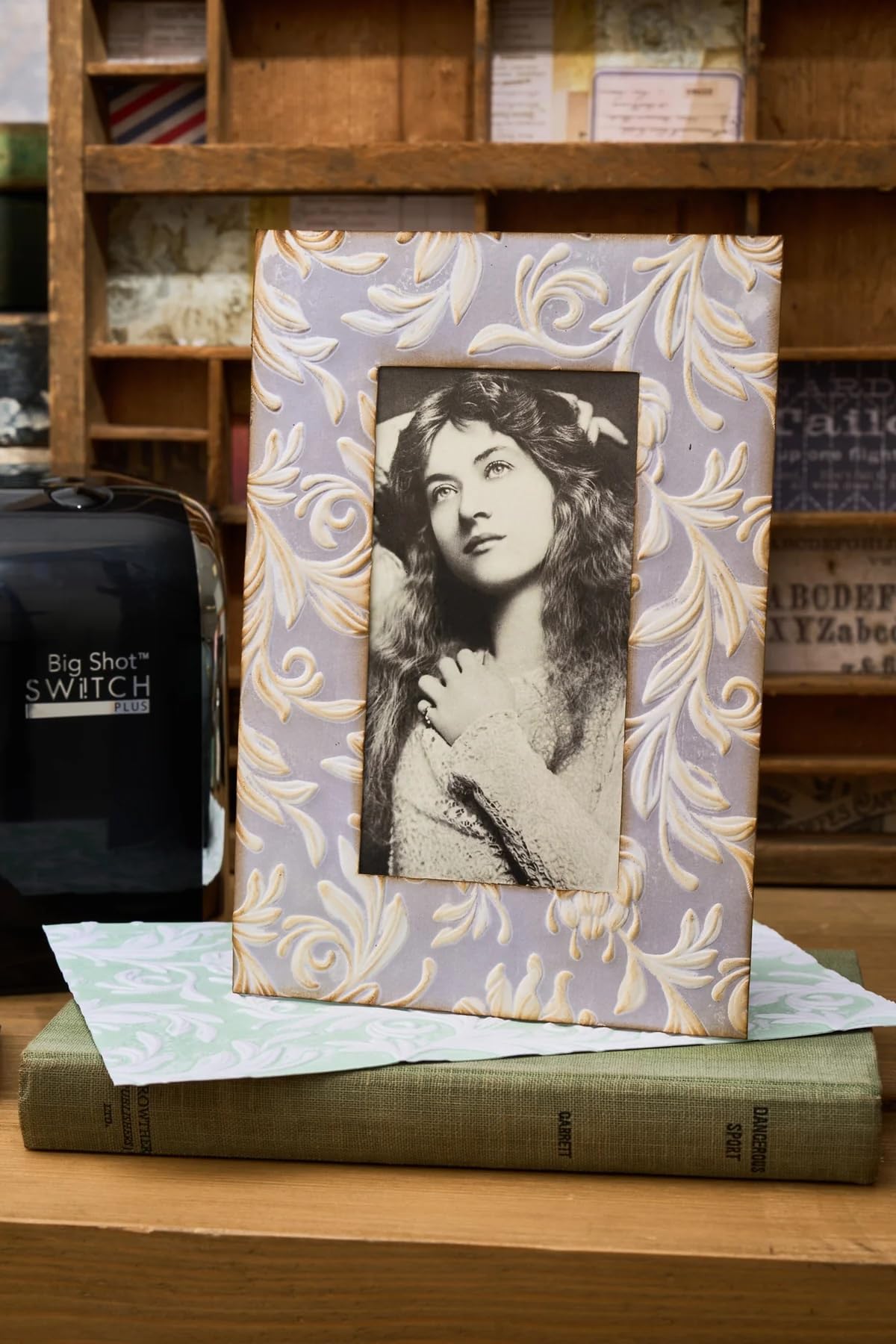 Tim Holtz Sizzix Botanical 3D Texture Fades Classeur de gaufrage Format A5