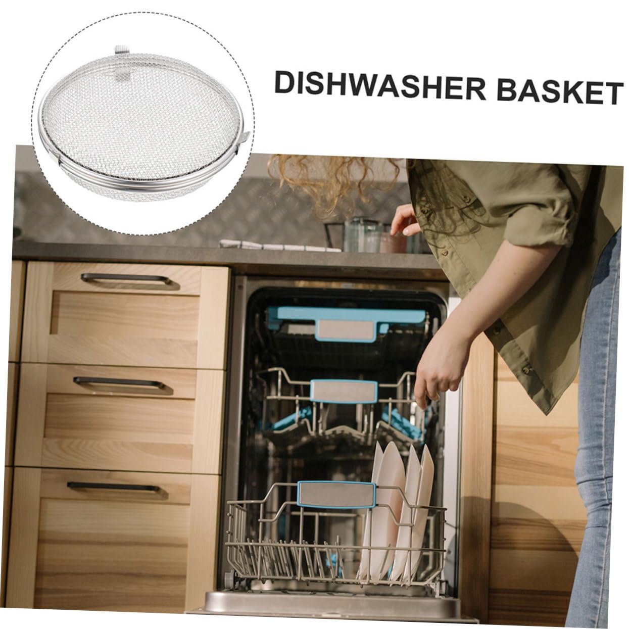 5 Piezas Cesta De Almacenamiento Para Lavavajillas Bandeja De Cubiertos Para Lavavajillas Cesta Lavavajillas Universal Cesta De Cubiertos Para Lavavajillas Acero Inoxidable Silver MAGICLULU
