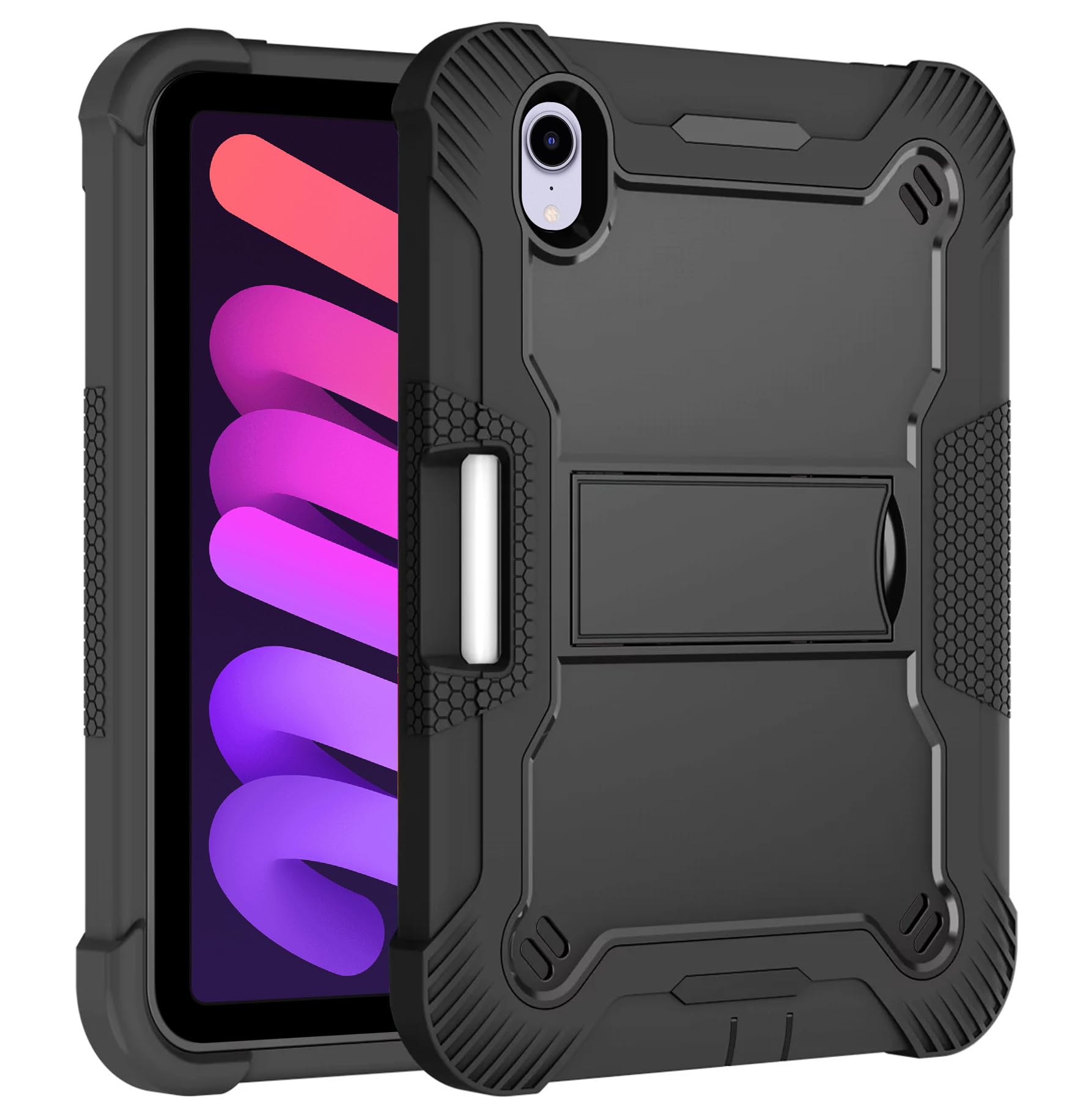TGK Slim Heavy Duty Shockproof Protection Kickstand Hybrid Case Cover for iPad Mini 6th Gen 8.3 inch 2021 Black (B0CR6X3NJW) Amazon Price History, Amazon Price Tracker