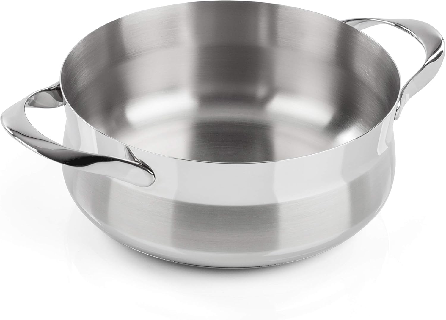 Barazzoni Pot Stainless ∅ 28 X H10 X 6 cm Lid with ro-kyasero-ru My Lady 510604028