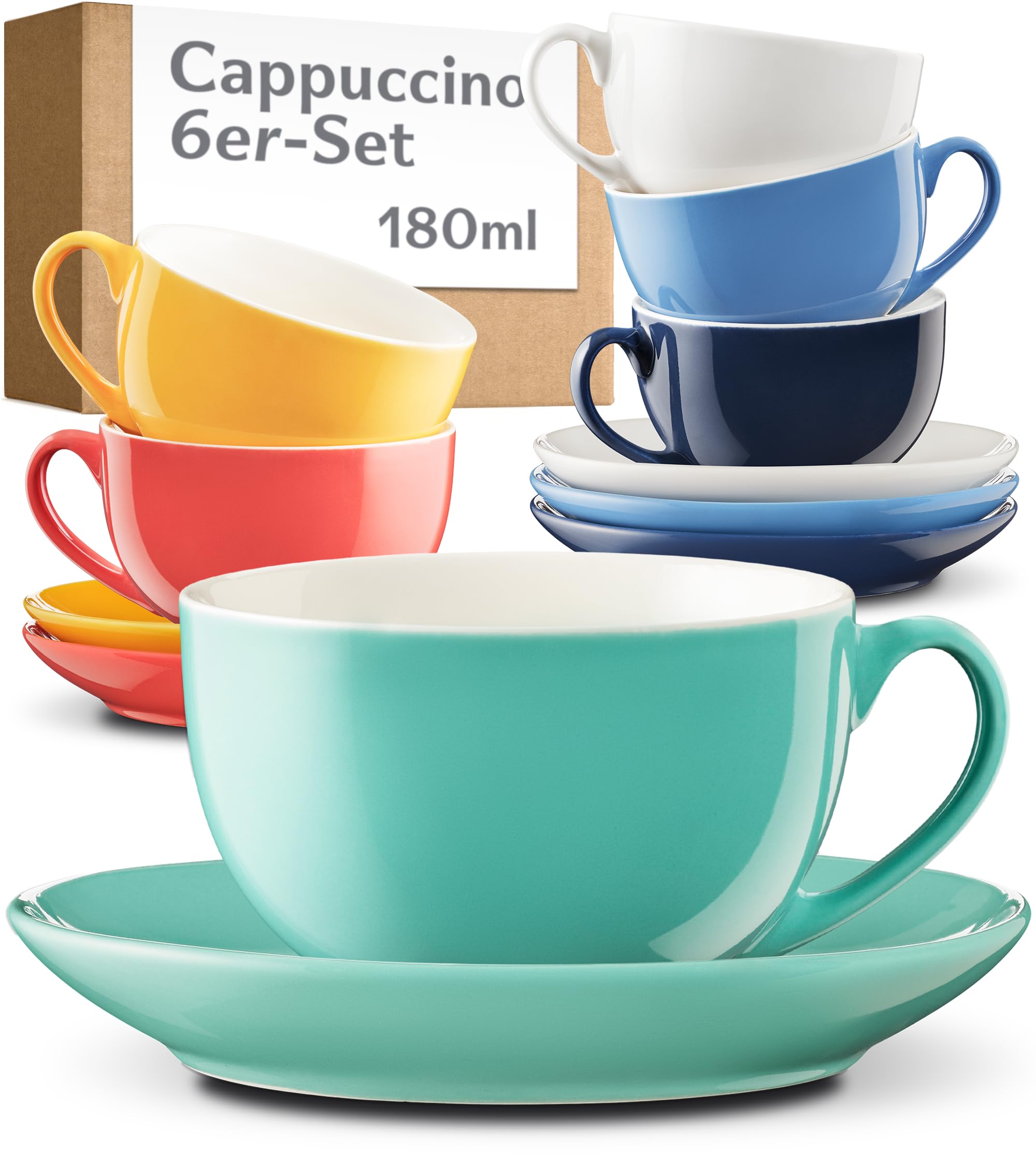 Pip Studio La Majorelle Set/2 Cappuccino Kop & Schotel Geel | Pip Studio