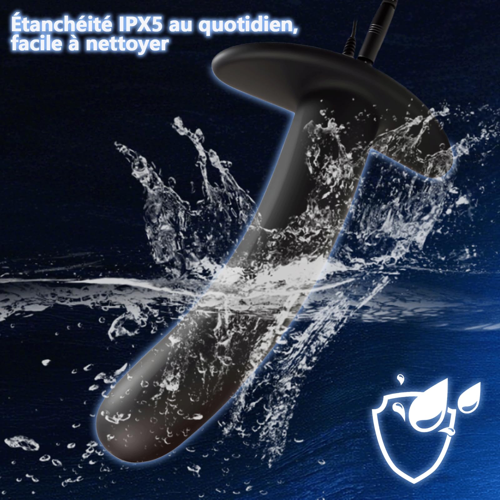 Électrostimulation Plugs Anals Silicone 9 Modes et 90 Niveaux d’intensité | Plug Anal électrique Dilatateur Stimulateur Prostate ElectroShock Plug Anale SM Jouets Sexuels pour Femme Sex Toýs Homme