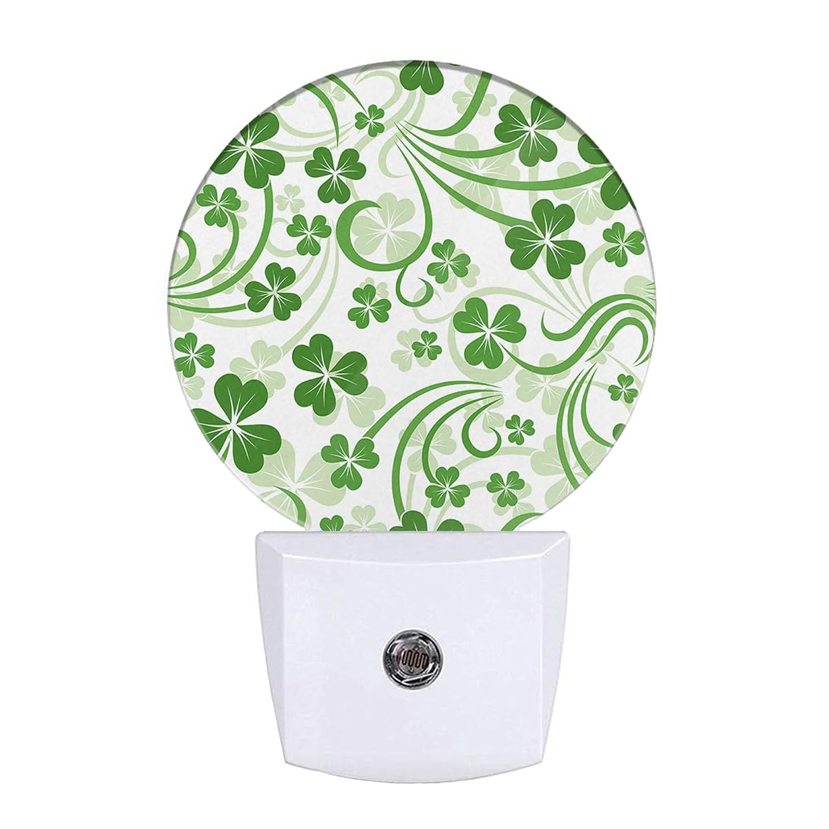 Ekobla St Patrick'S Day Night Light Green Clover Leaves Shamrock Lucky Leaf