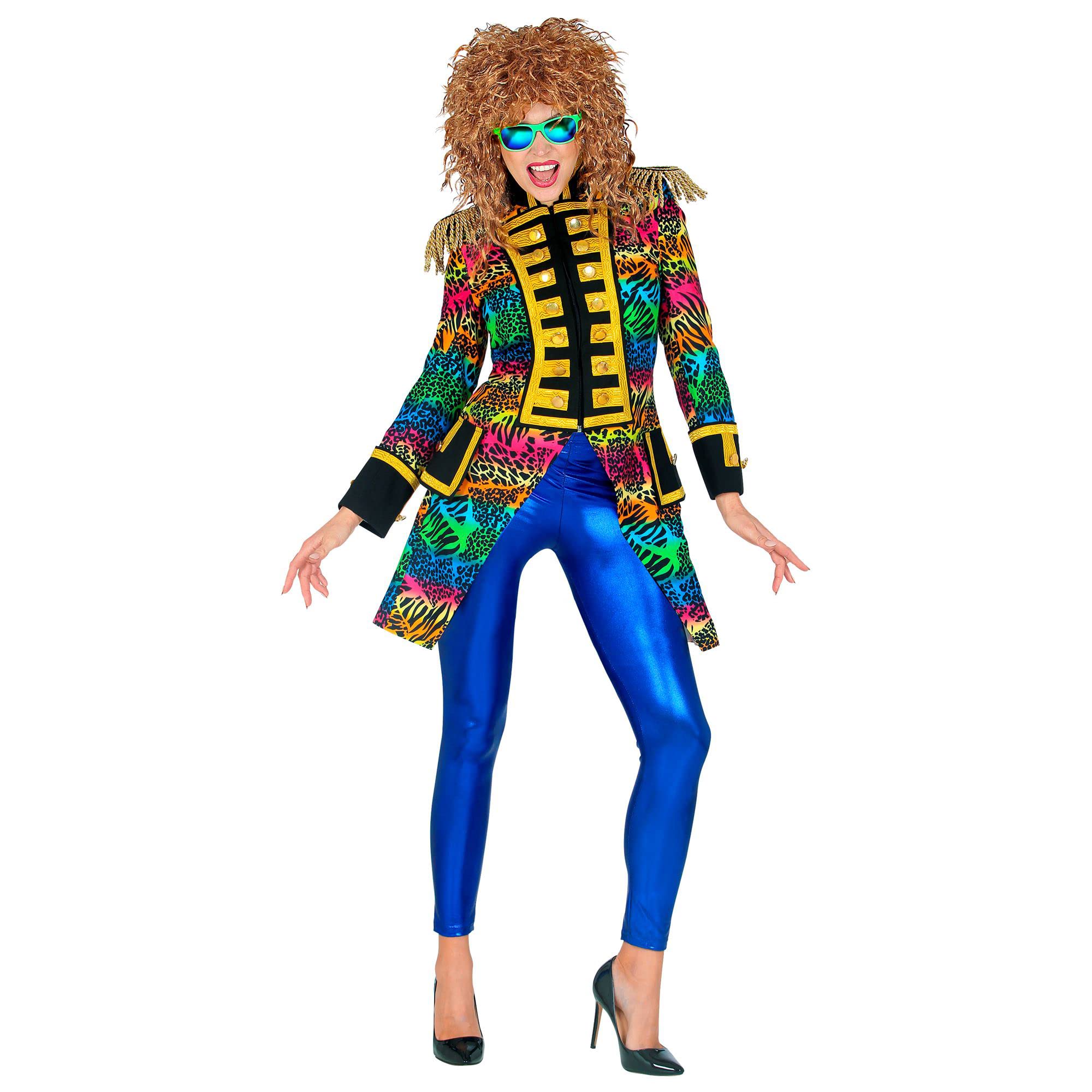 W WIDMANN MILANO Party Fashion - 80er Jahre Style Parade Frack, Gardeuniform, Animal Print, Zirkusdirektor, Rockstar, Kostüm