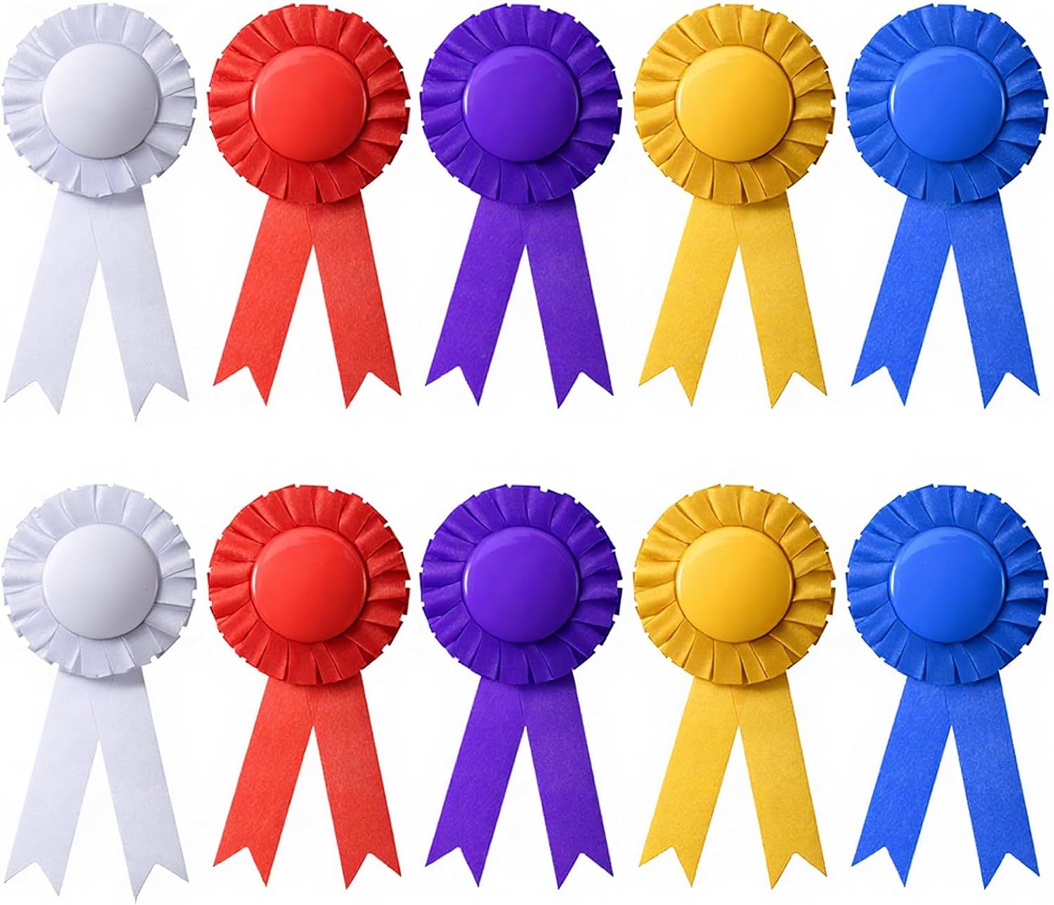 Contest Entry Ribbon Amazon.com : 10 Piece 1st Place Rosette Award Ribbons Blank Award ...