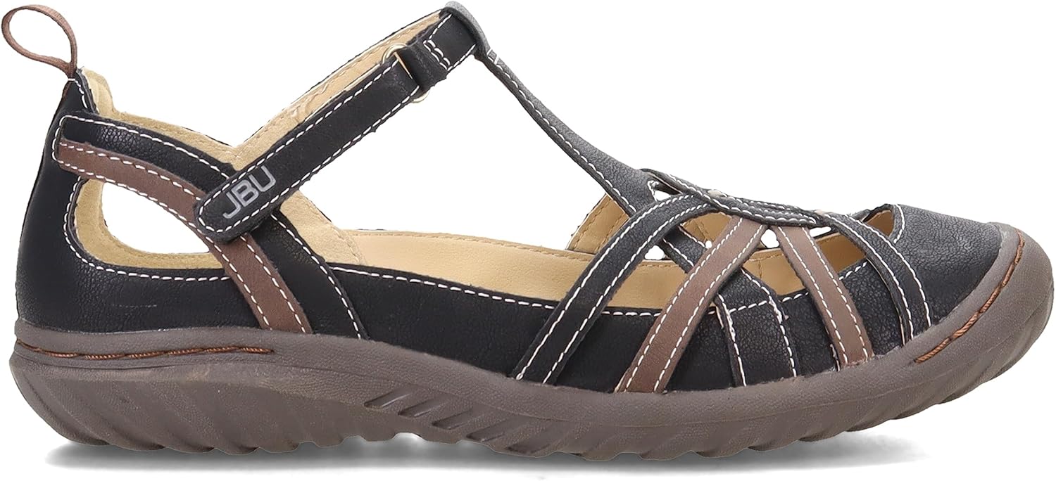 JBU Womens Dove Comfort Casual Maryjane Flat