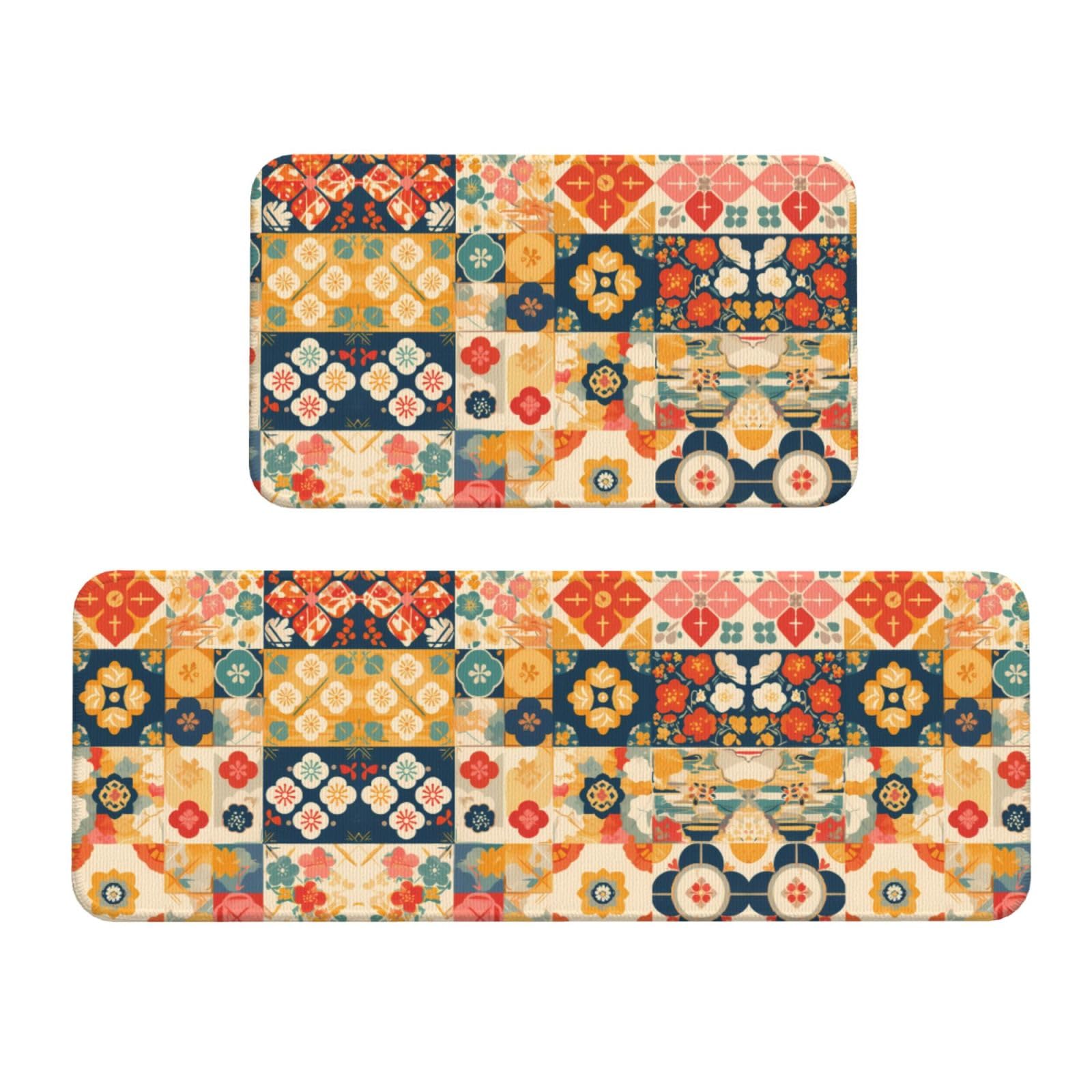 Alfombrillas de cocina impresas decorativas para transformar tu lavandería y entrada