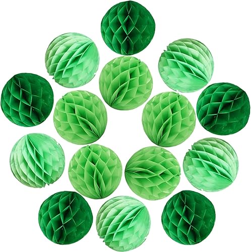 Miniatura 1 de YLY's love 30 pompones de papel de seda de 4 pulgadas, bolas de nido de abeja, bola de flores, decoración de pared, pompones para decoración de