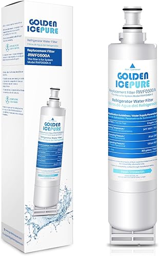 Miniatura 10 de GOLDEN ICEPURE 4396508 Filtro de agua para refrigerador, repuesto para filtro EveryDrop 5, 4396510, EDR5RXD1, Whirlpool 4396508, 4396510, 4392857,