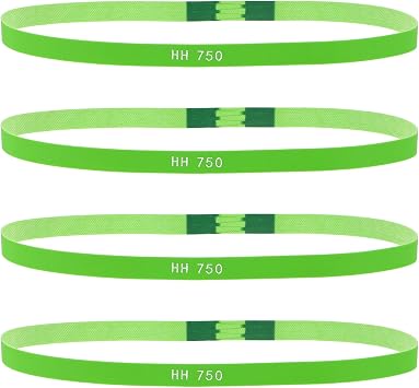 Mikinona 4pcs Electric Mahjong Table Transmission Belt - High Elasticity Rubber Conveyor Replacement Parts for Automatic Mahjong Tile Machine 30 Inch