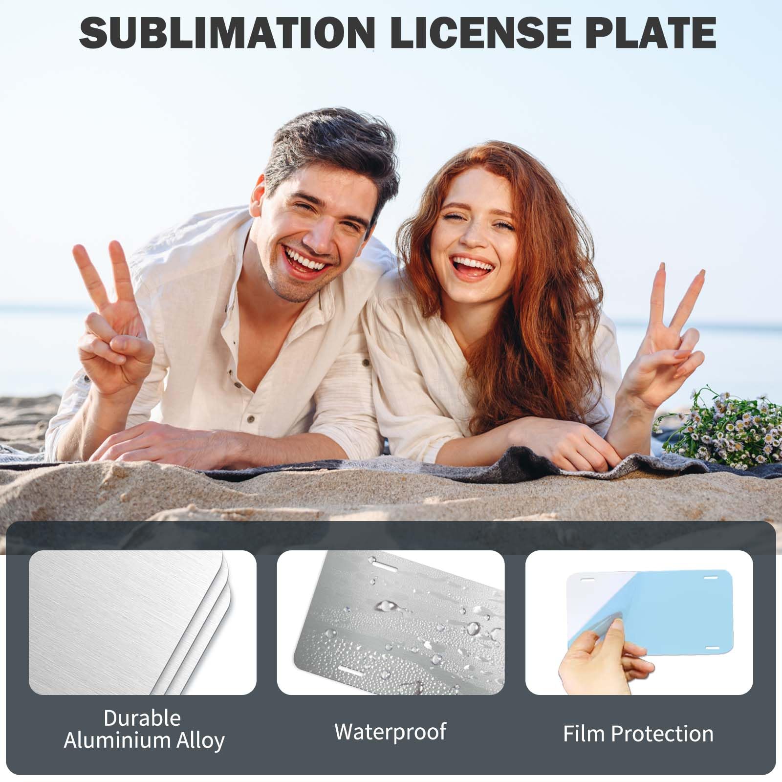 5948 - License Plate > Sublimation Blanks