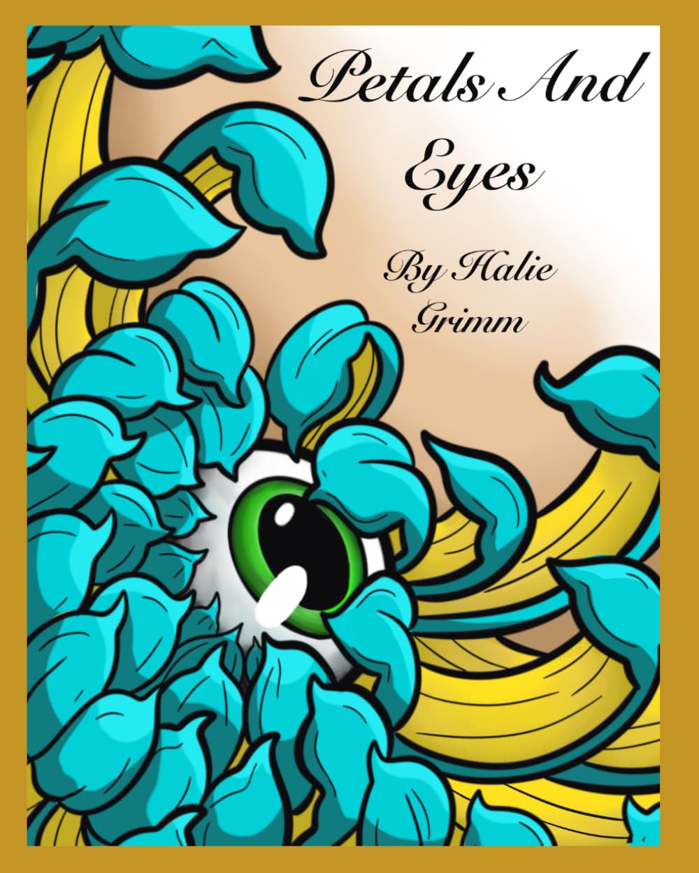 Petals and Eyes: A Coloring Book
