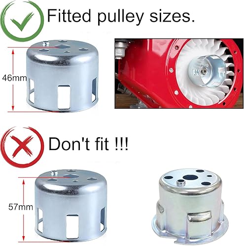 Vista 4 de Conjunto de arranque de tracción para Champion 196cc 208cc 212cc 224cc 3000 3500 4000 4500 vatios 5.5hp 6.5hp motor CPE generador bomba de agua