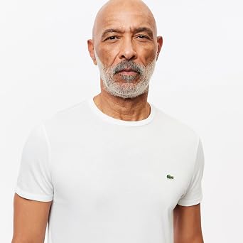 Lacoste Men's Kurzärmliges T-Shirt Aus Pima-Baumwolle Mit Rundhalsausschnitt T-Shirt (Pack of 1)